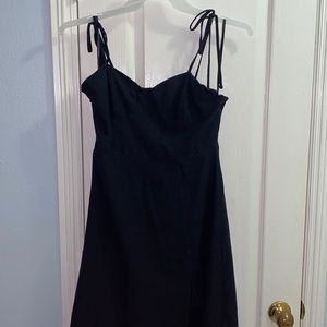 FOREVER 21 MIDI DRESS WITH LEG SLIT